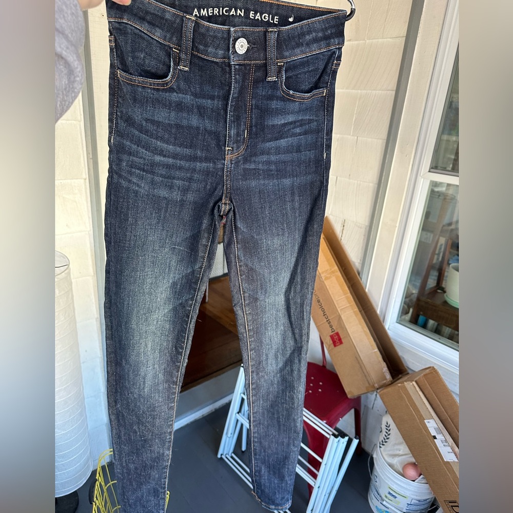 American eagle high waisted skinny jeans